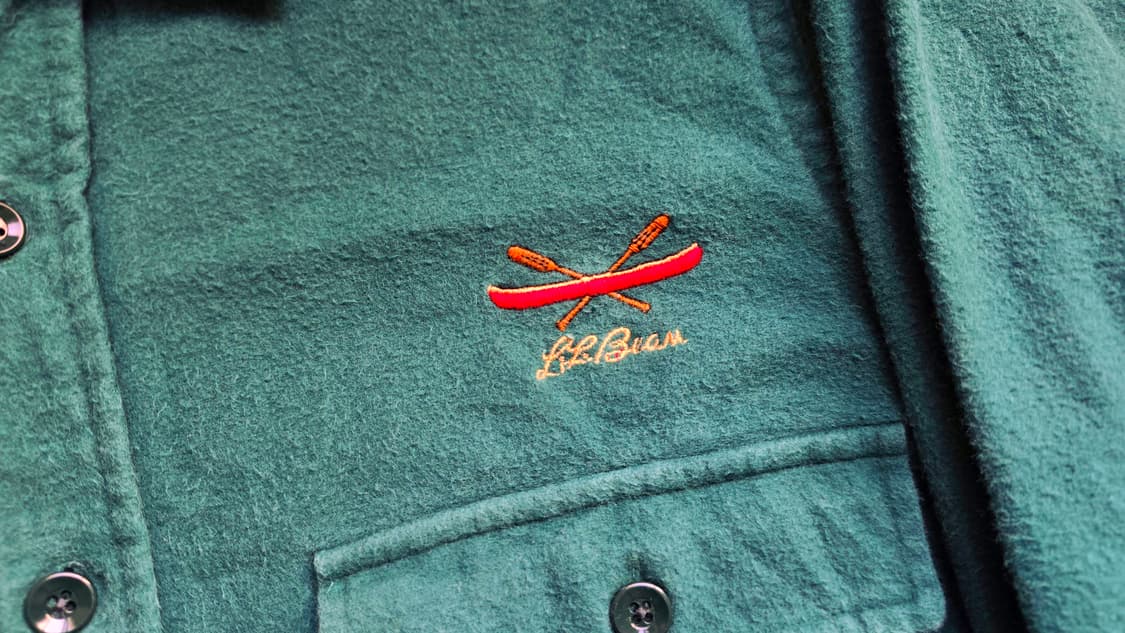 L.L.BEAN 엘엘빈 몰스킨 빈티지 그린 USA 상품이미지2