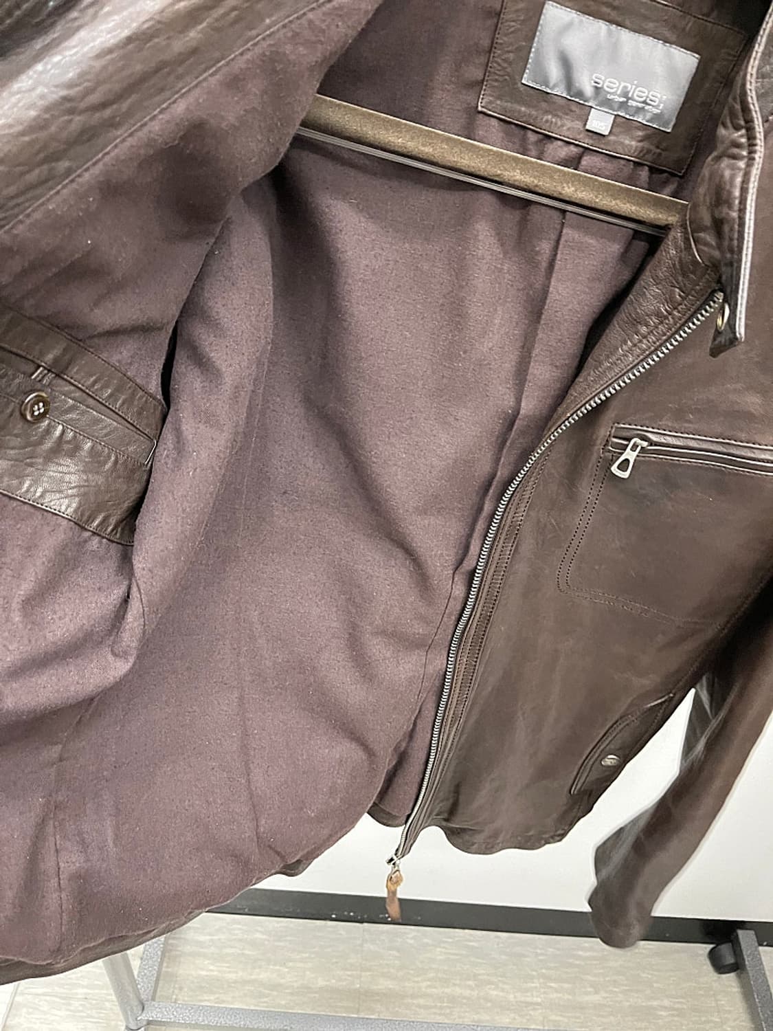 100-105) 시리즈 베지터블 가죽자켓  상품이미지7