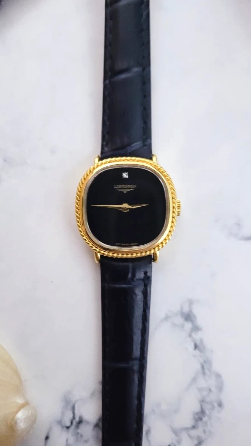 [특가상품]정품 론진 빈티지 817.4336 원포인트 다이아 로프 베젤 상품이미지4