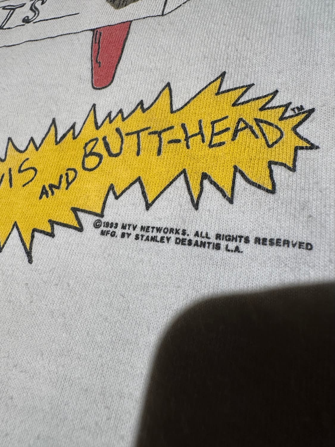 90s USA Beavis and Butt head 빈티지 티셔츠 상품이미지4