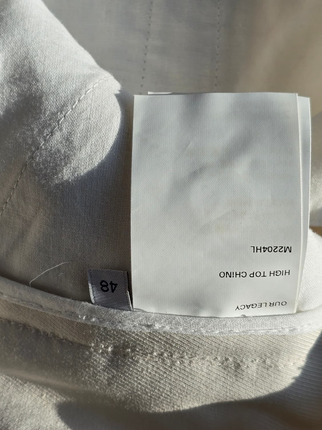 Our Legacy High Top Chino Cotton twill 상품이미지4