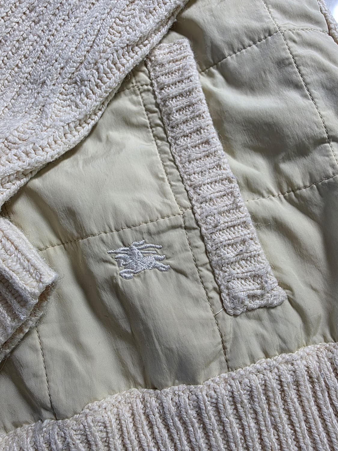 버버리 퀼팅 니트가디건 상품이미지7