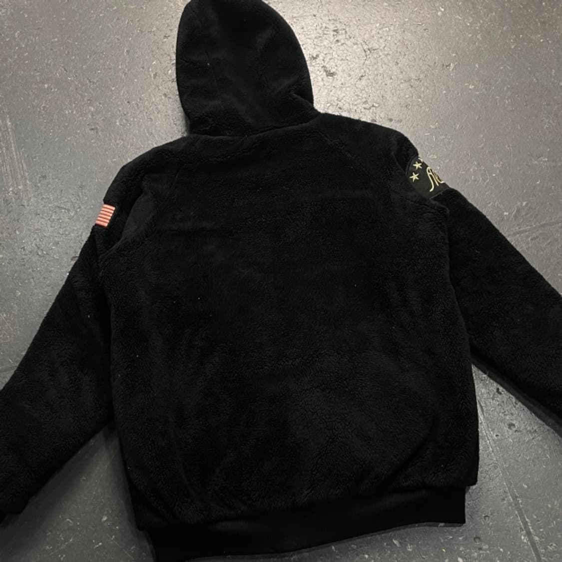 100 엑스톤즈 성조기 뽀글이 후리스 상품이미지6