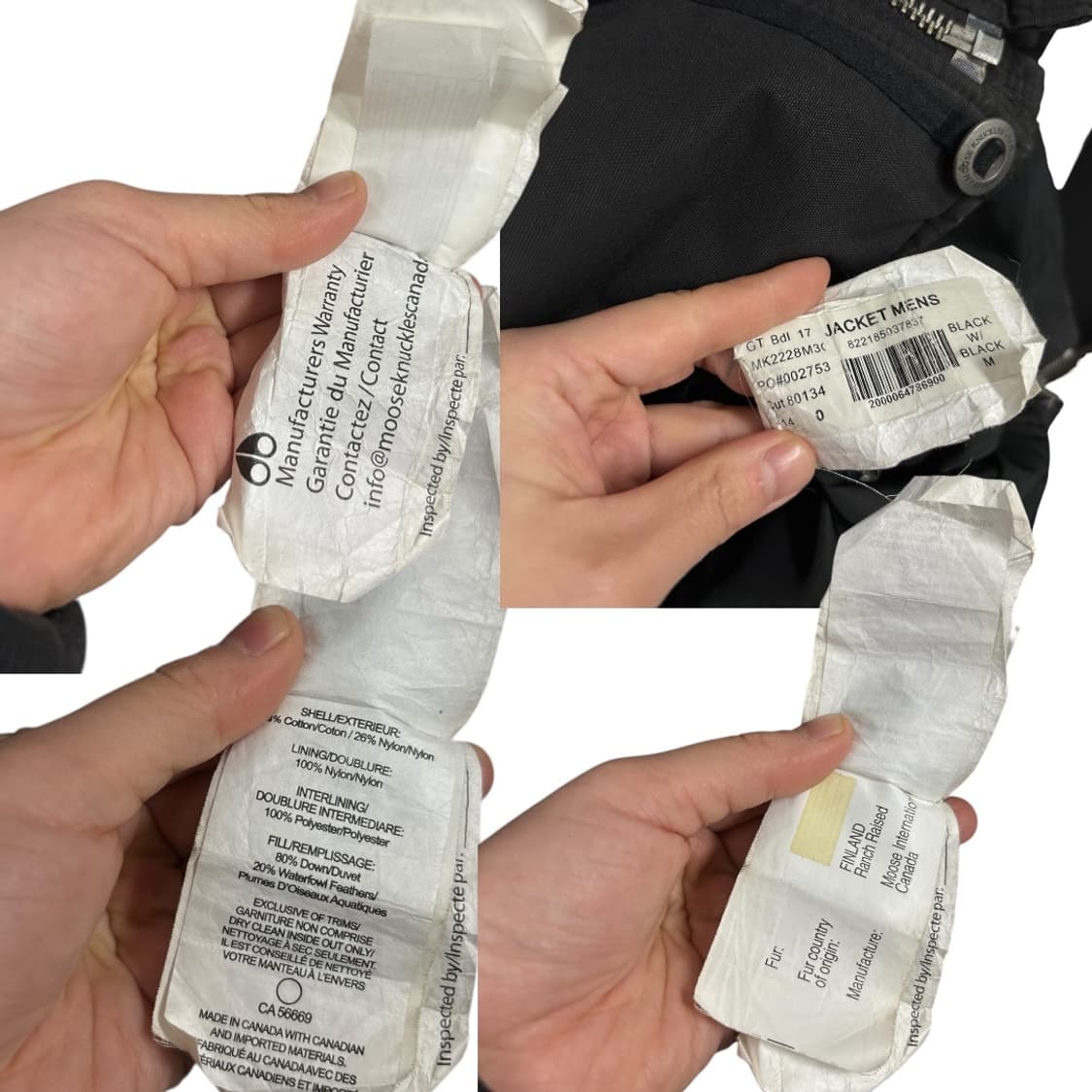 무스너클 쓰리쿼터 3Q mk228 패딩 상품이미지9