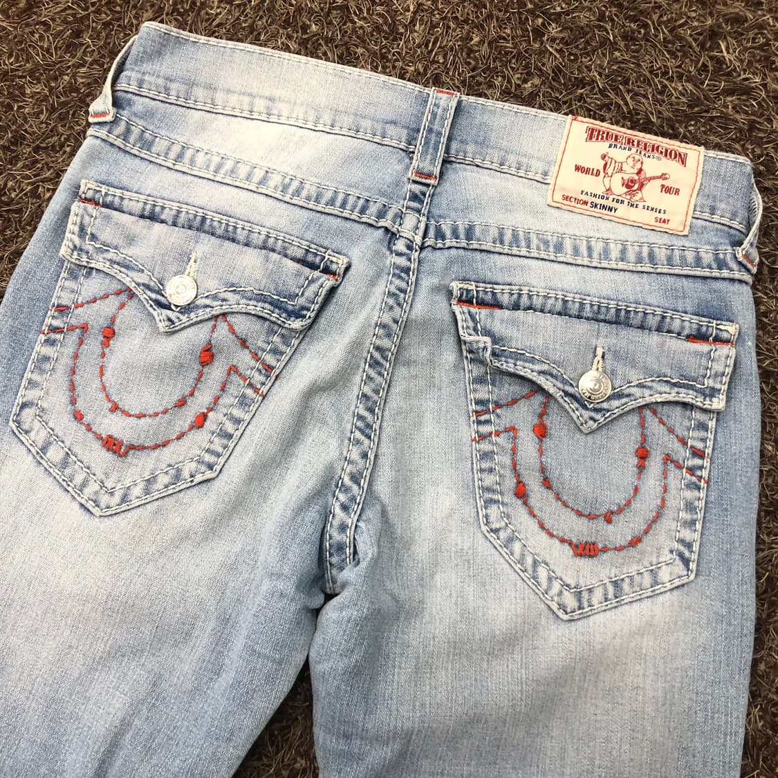 트루릴리전 워싱 스키니 데님 팬츠 상품이미지5