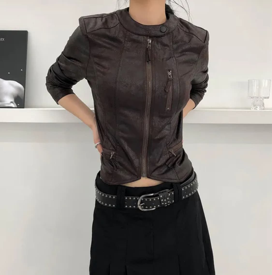 빈티지 디테일 집업 보헴서 2000아카이브 디에이디 상품이미지5