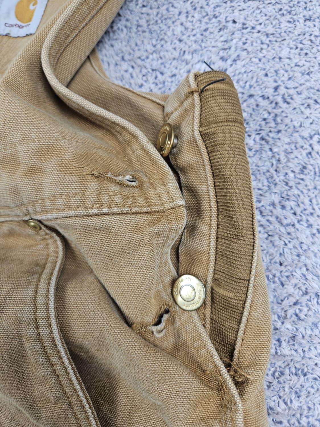 칼하트 덕 캔버스 더블니 워크 오버롤 ( 34 X 34 ) / 10238 상품이미지7