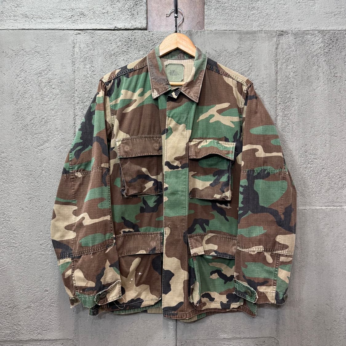 US Army 미군 우드랜드 카모 셔츠 (S)    상품이미지1