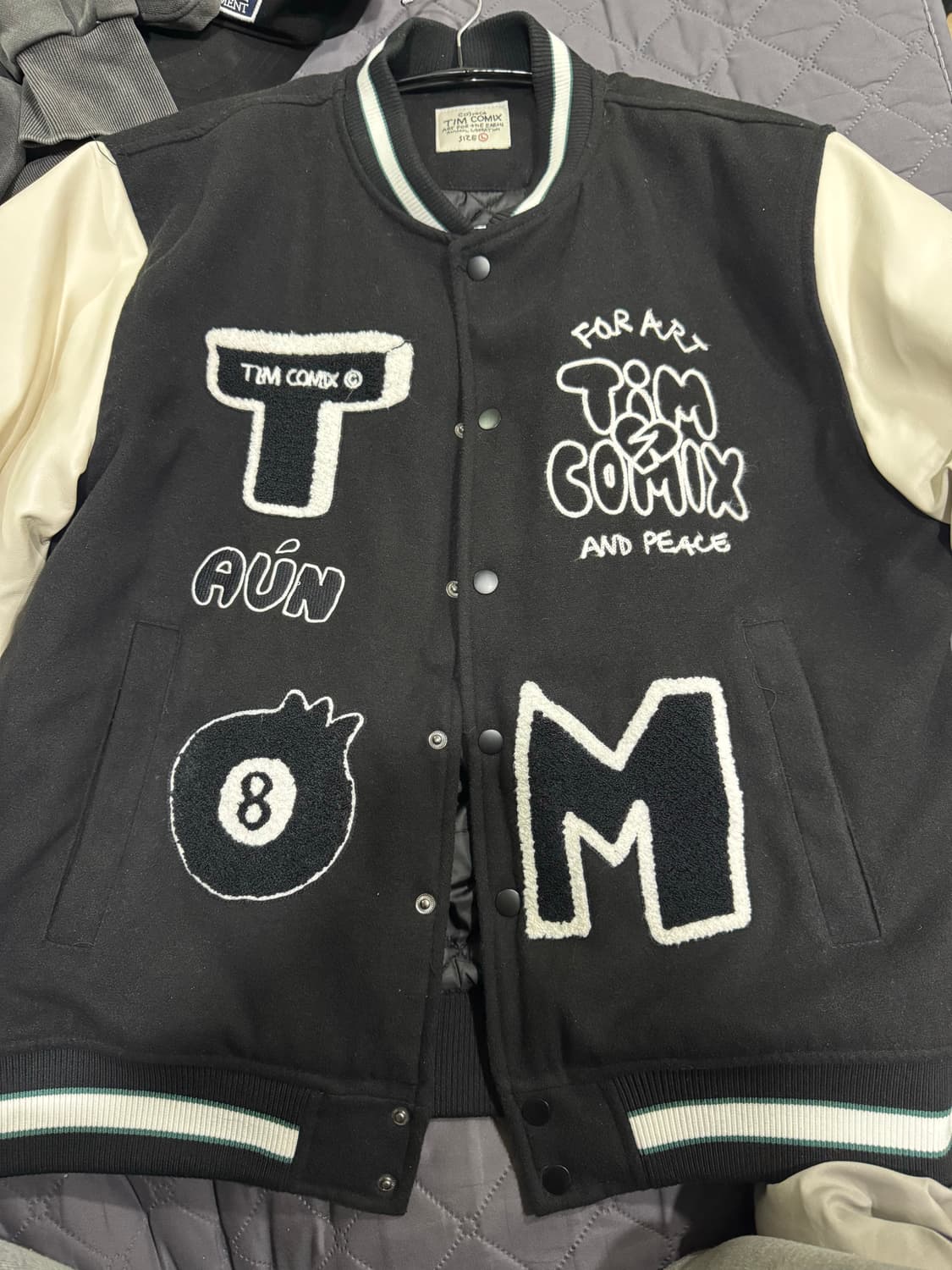 팀코믹스 바시티 자켓 L 상품이미지1