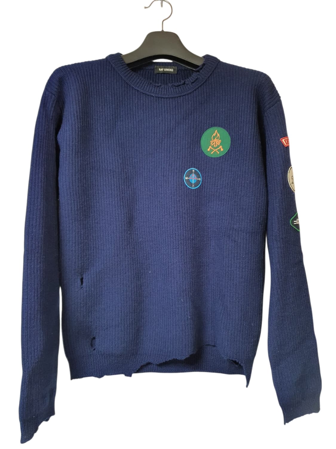 RAF SIMONS 데미지 니트 상품이미지1