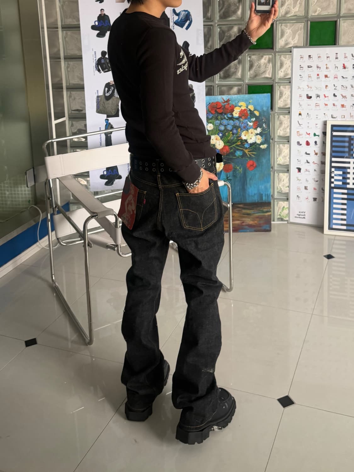 denim flare pants 데님 플레어 펜츠 상품이미지3