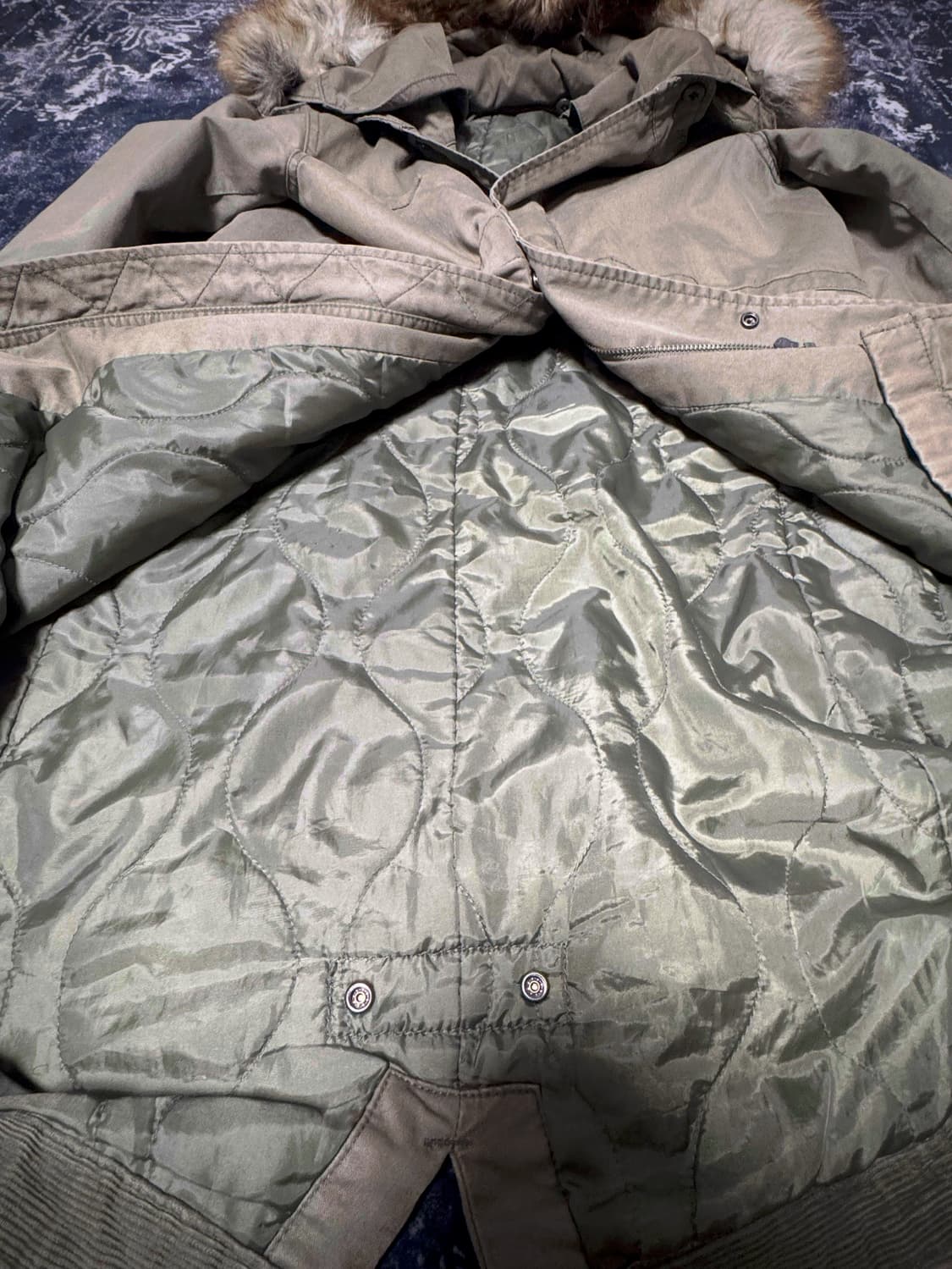 Vintage 00s Style Khaki Jacket 상품이미지4