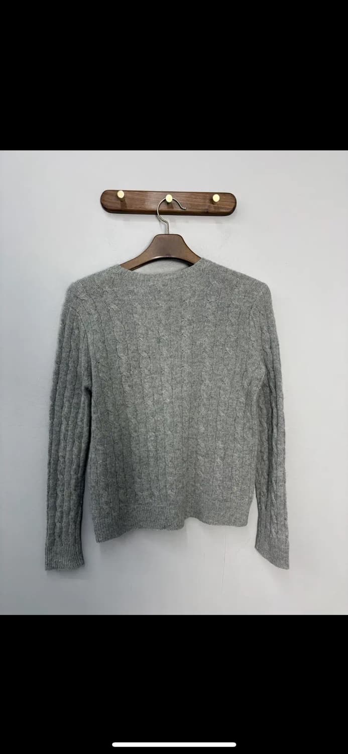 폴로랄프로렌 포니로고 니트 코튼 스웨터 그레이 헤더 H2086 상품이미지4