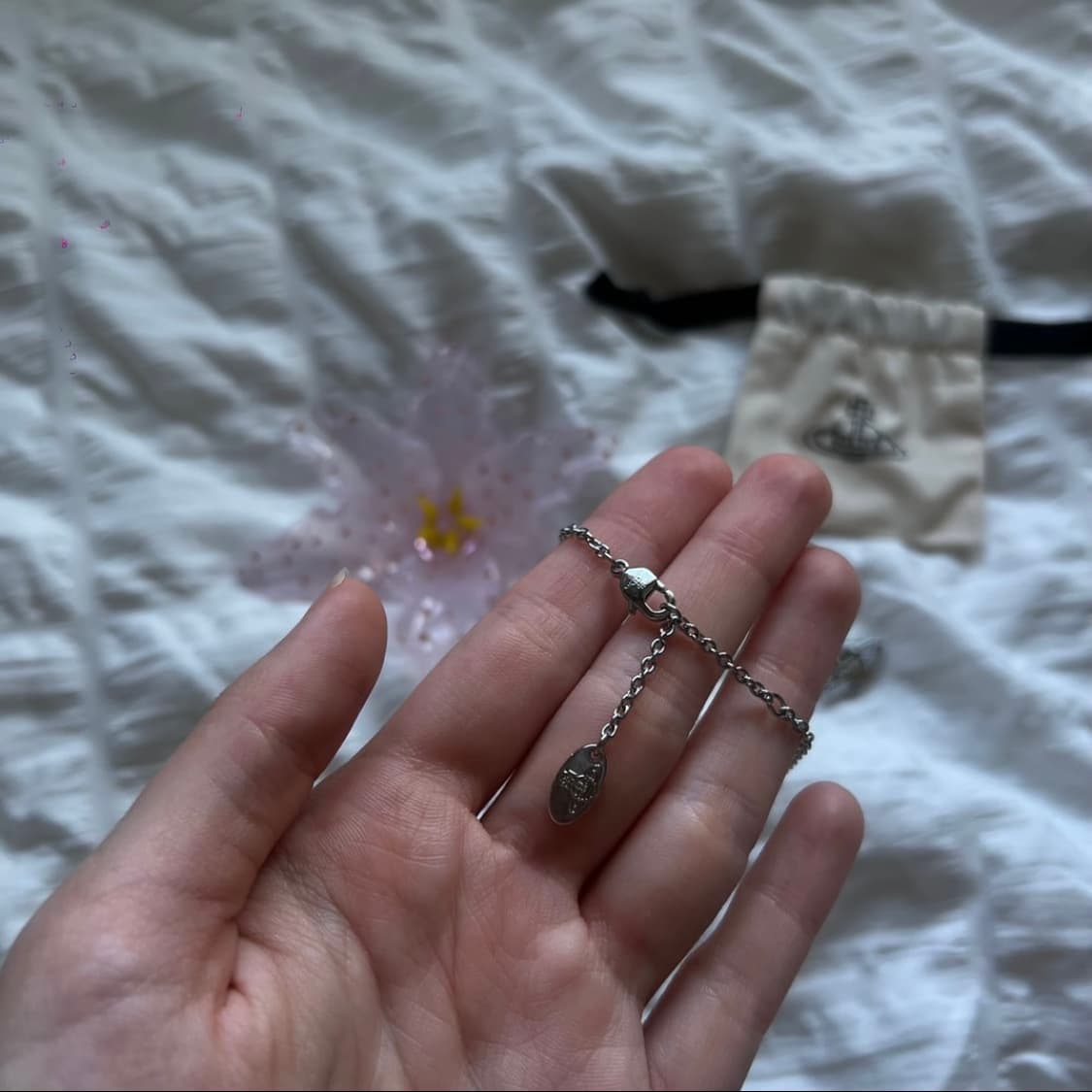 비비안웨스트우드 아카이브 아리엘라 하트 orb 팬던트 목걸이 상품이미지5