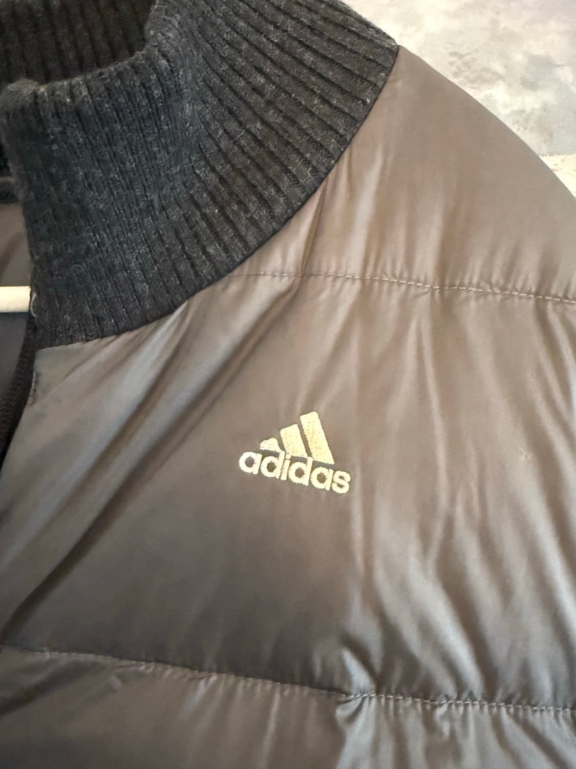 아디다스 패딩 조끼 니트 집업 상품이미지2