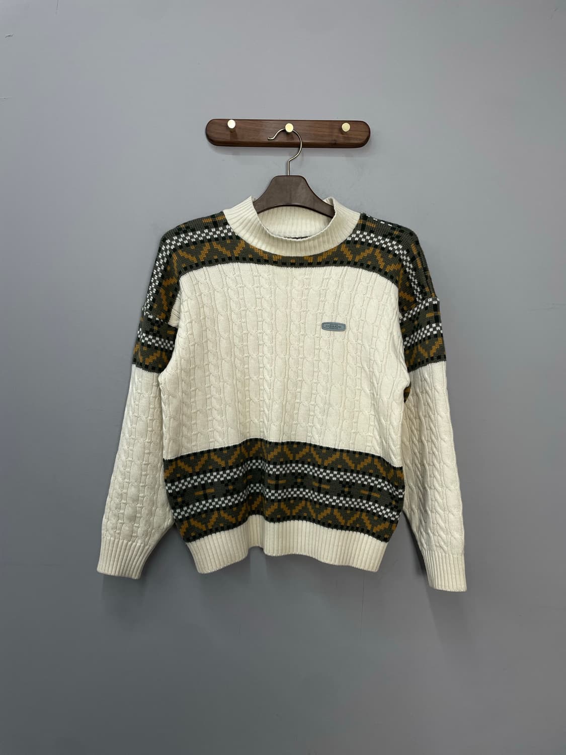 마리떼 프랑소와저버 가죽패치 목폴라 니트 H1975 상품이미지2