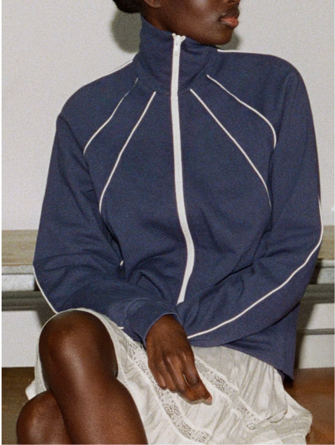 [M,L,XL]기마구아스 Galan 트랙 자켓/네이비 상품이미지5