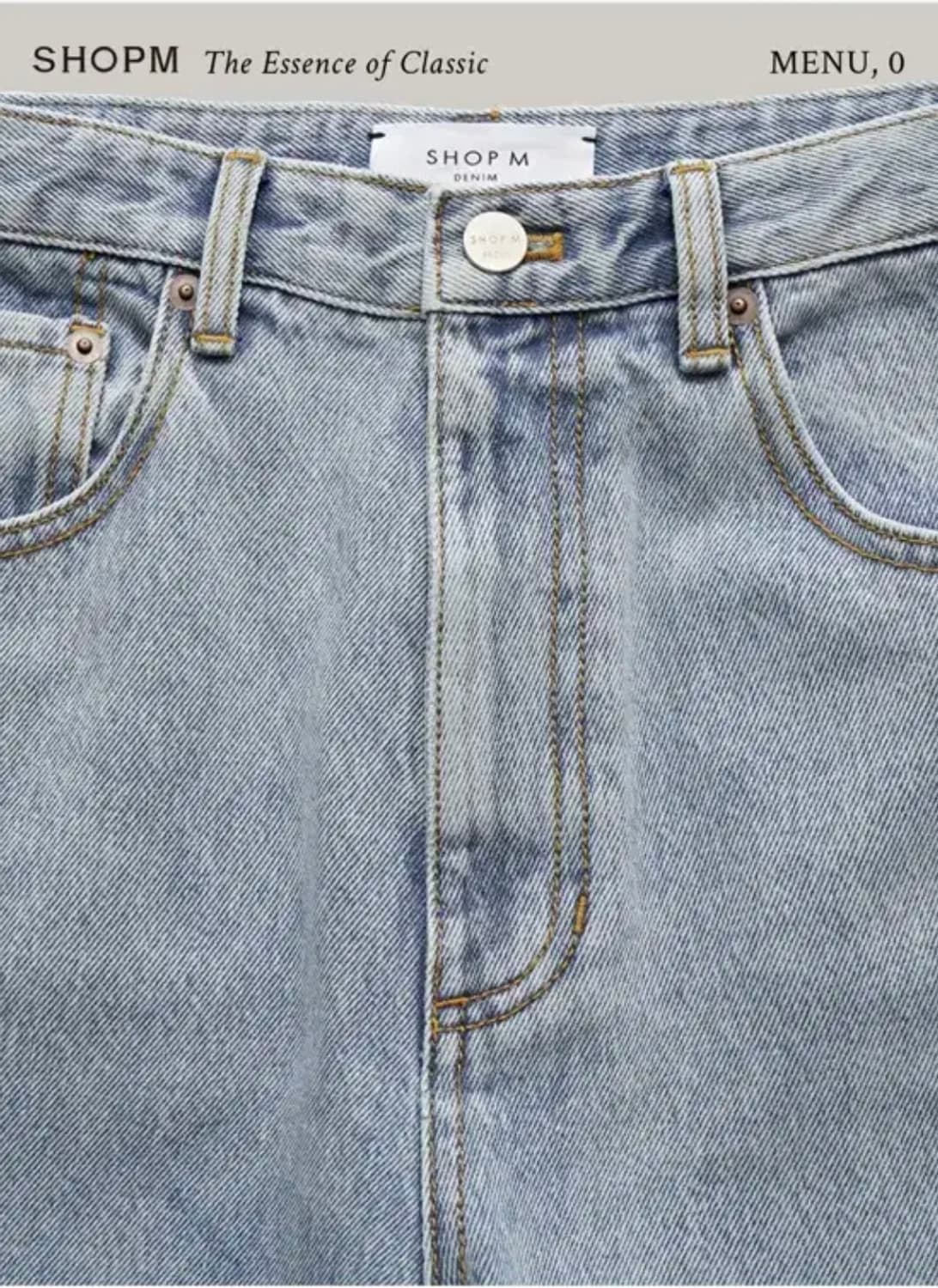 샵엠 그레이스 데님 ( 블루 ) xs 상품이미지1