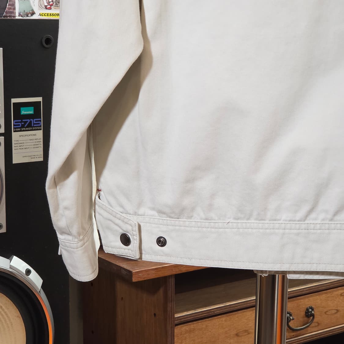 JPN 아이보리 포켓 포인트 워크 자켓 상품이미지8