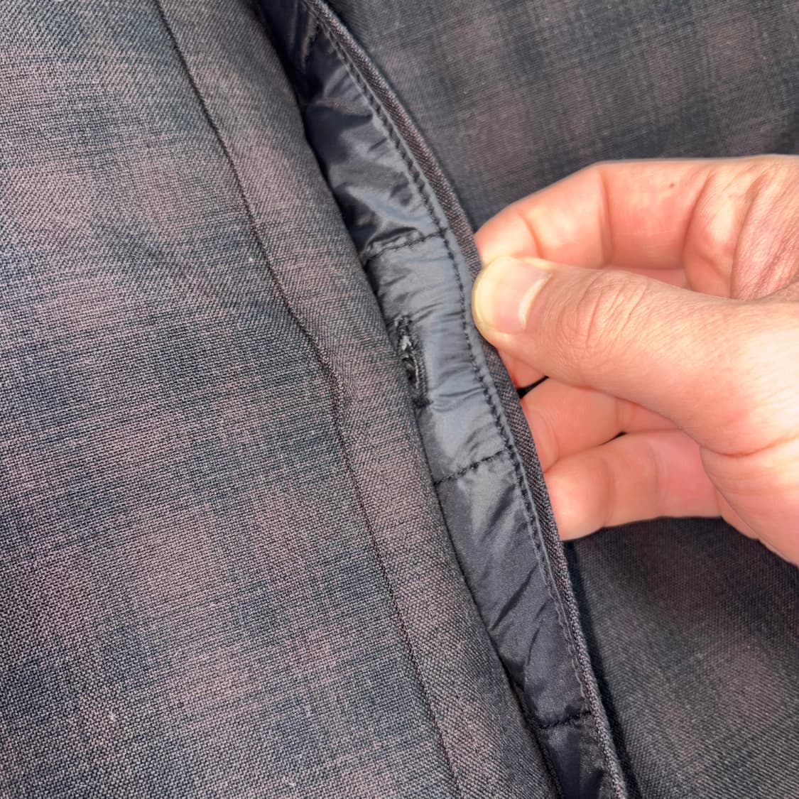 BEAKER 비이커 Padded Check Shacket Brown 상품이미지4