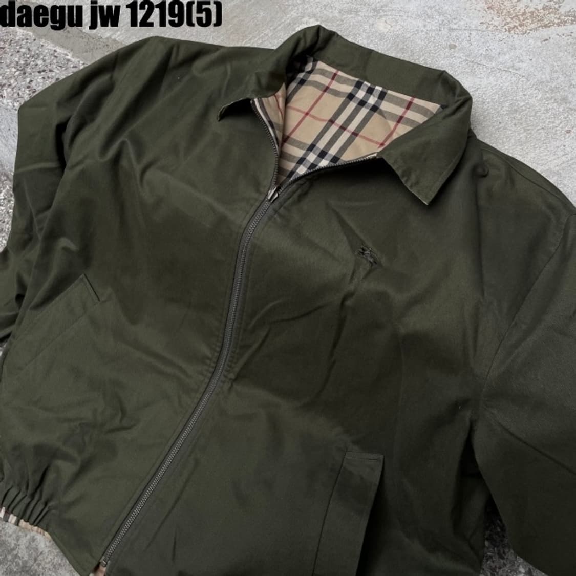 버버리 체크 양면 자켓 상품이미지2