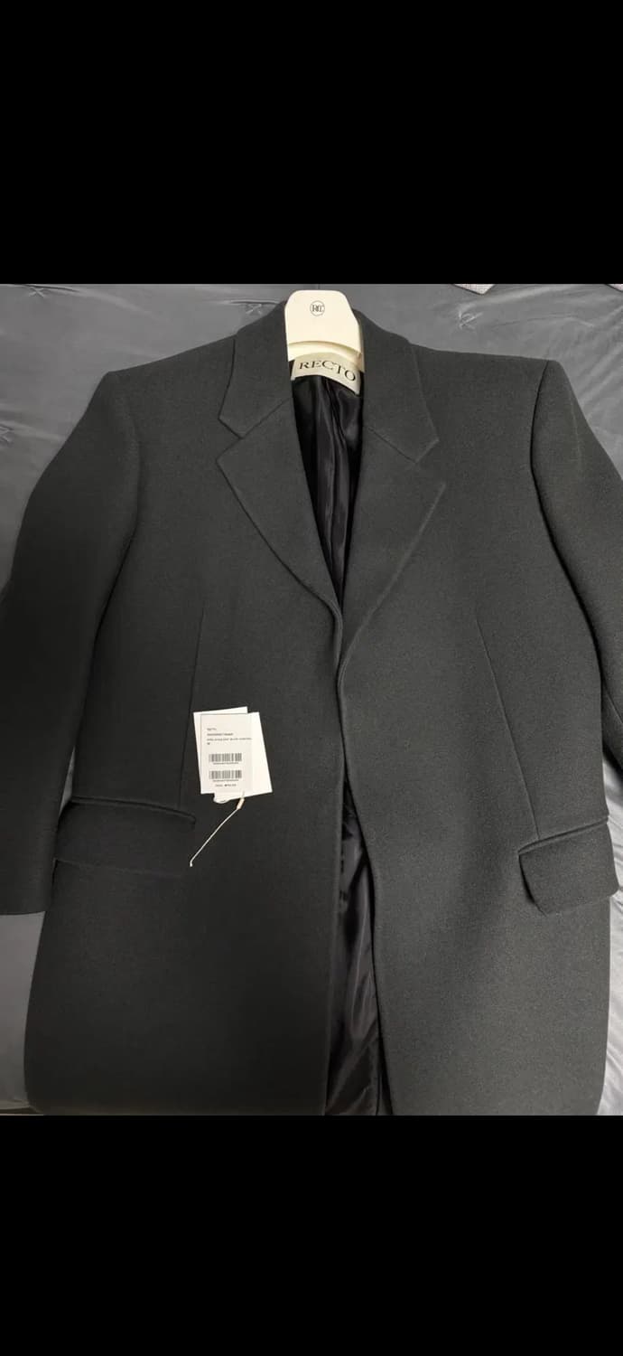 렉토 25 fw 울 싱글코트 차콜 그레이 상품이미지1