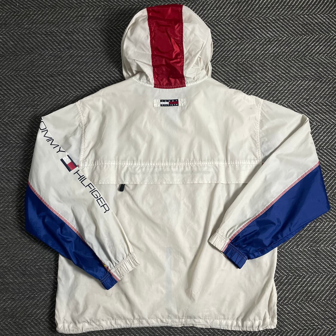90s 타미힐피거 스펠아웃 빅로고 바람막이 자켓 y 3739 상품이미지7