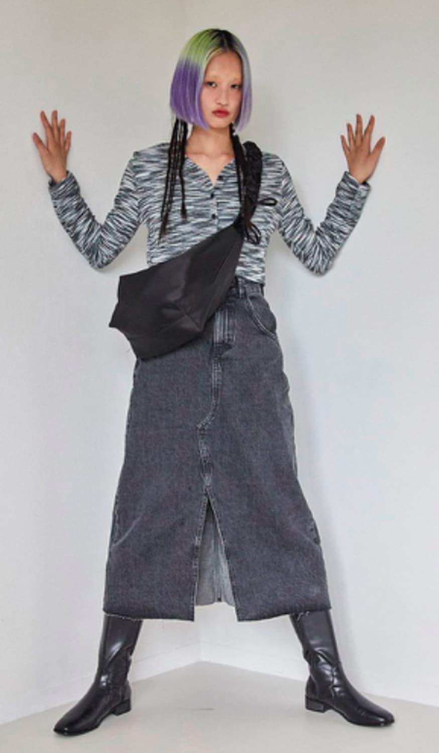 펀프롬펀 크루아상백 크로스 토트 숄더 슬링 백 상품이미지8