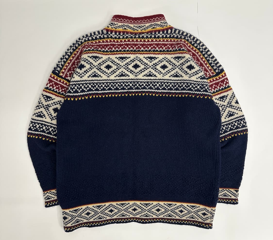 스노우피크 노르딕패턴 퓨어울 가디건 스웨터 상품이미지3