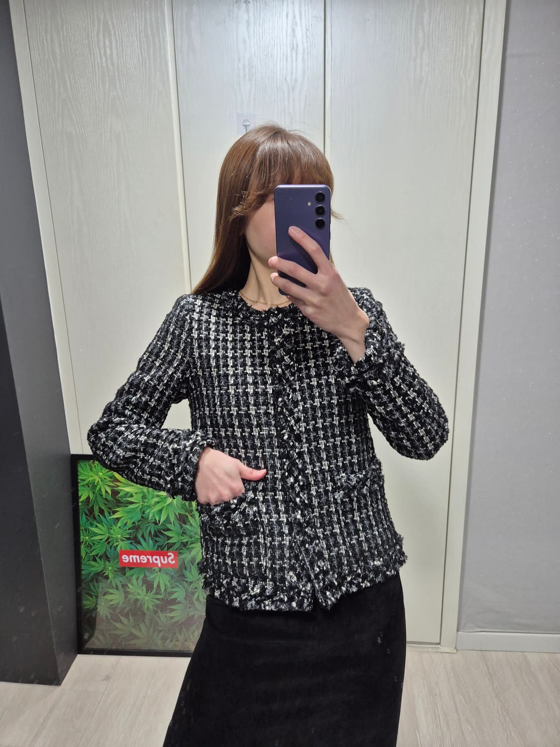 블랙레이디 트위드 자켓 상품이미지8