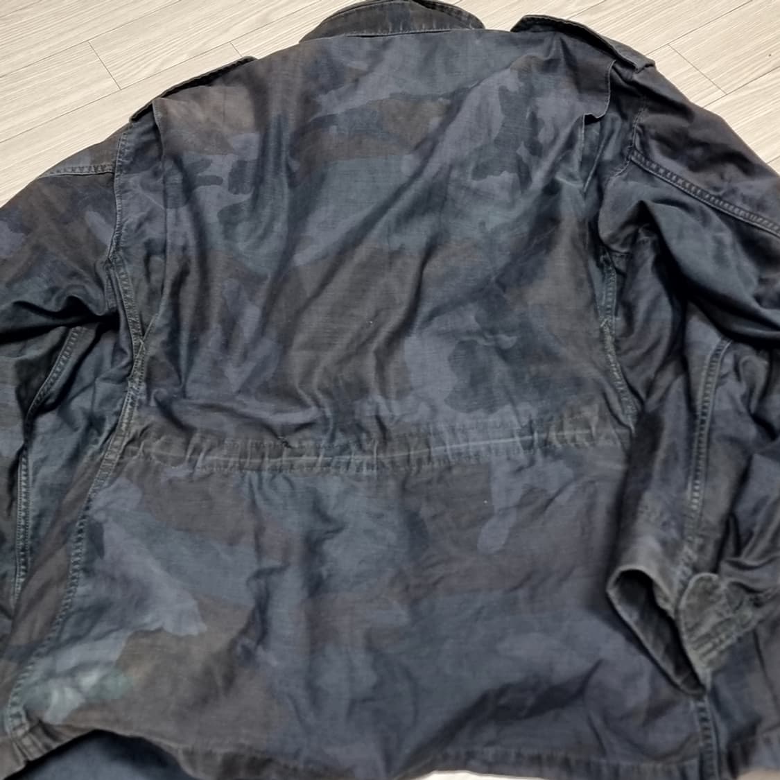 미군 우드랜드 블랙염색 m65 야상 자켓(라지레귤러) 상품이미지7