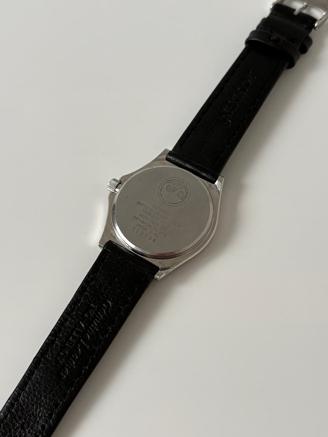 1980s Chronos Black Dial Silver Quartz 상품이미지7