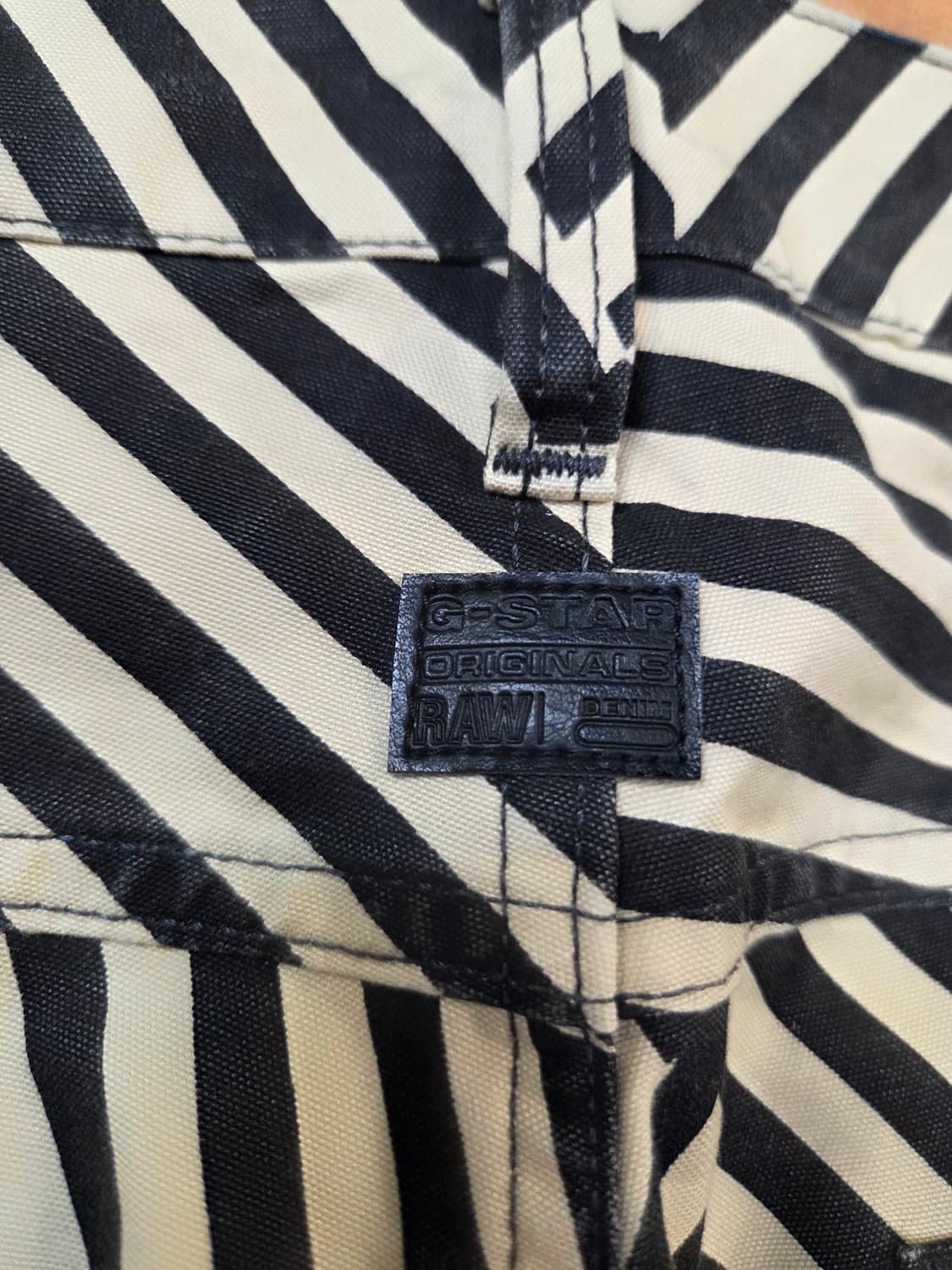 G-STAR RAW 패턴 스트라이프 면바지(W32/L30) 상품이미지5