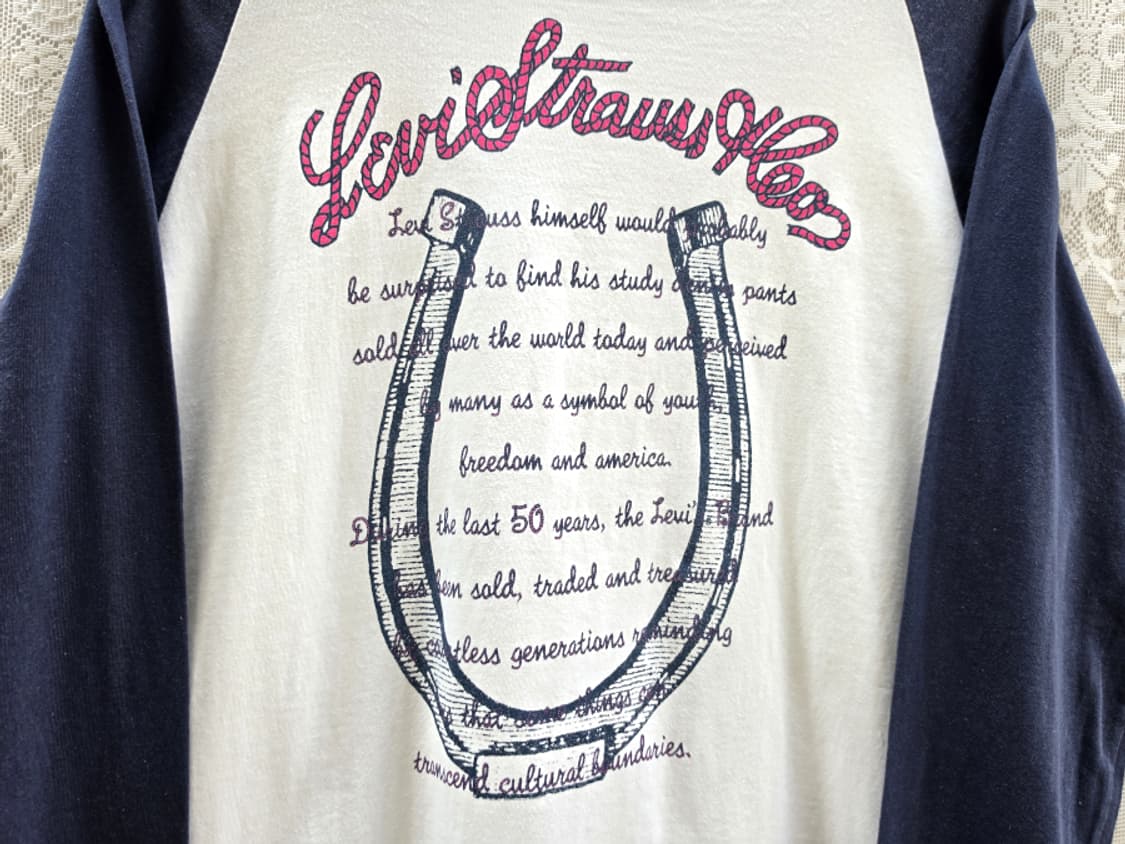 00s 리바이스 라글랑 티셔츠 상품이미지3