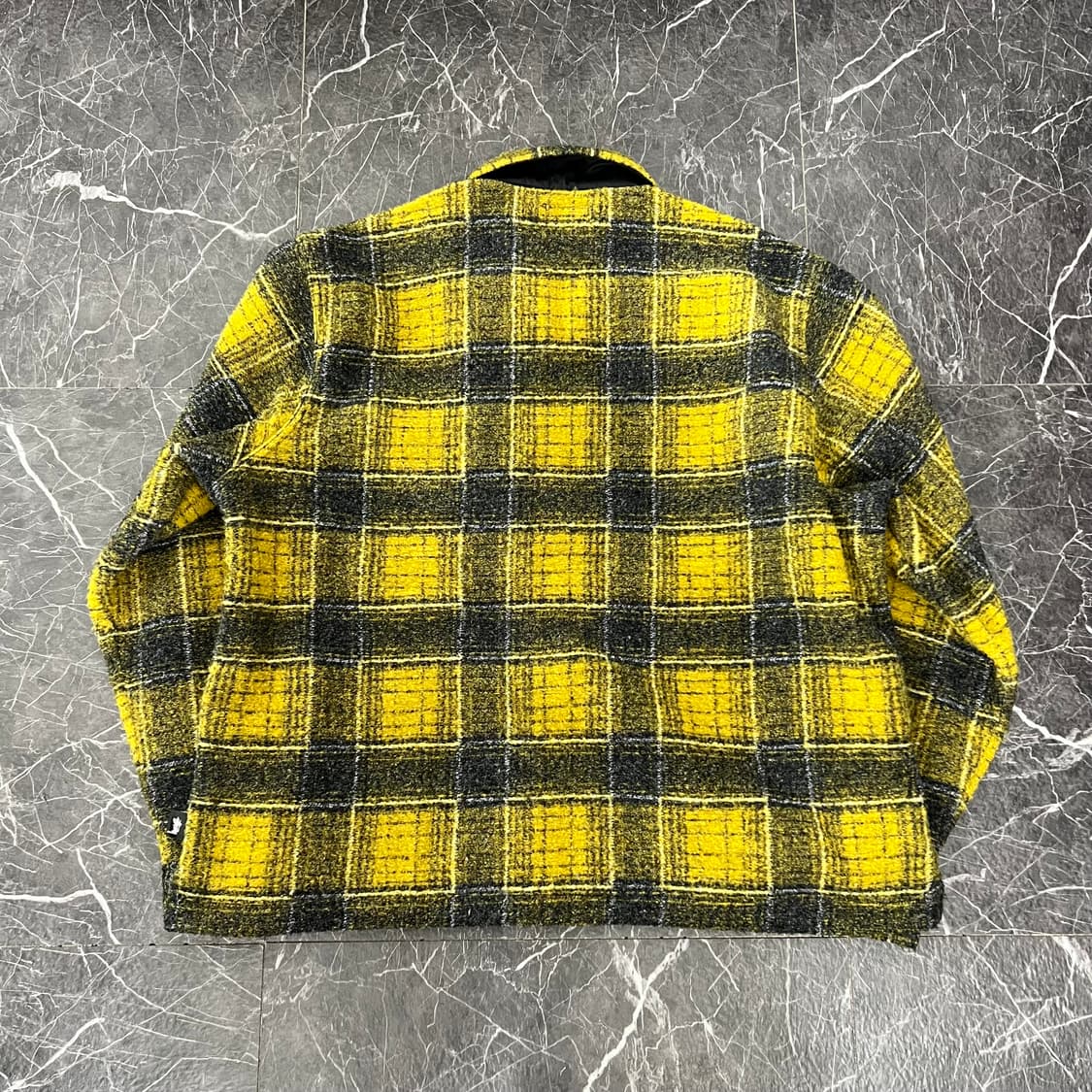 스투시 체크패턴 울 집업 자켓 상품이미지3