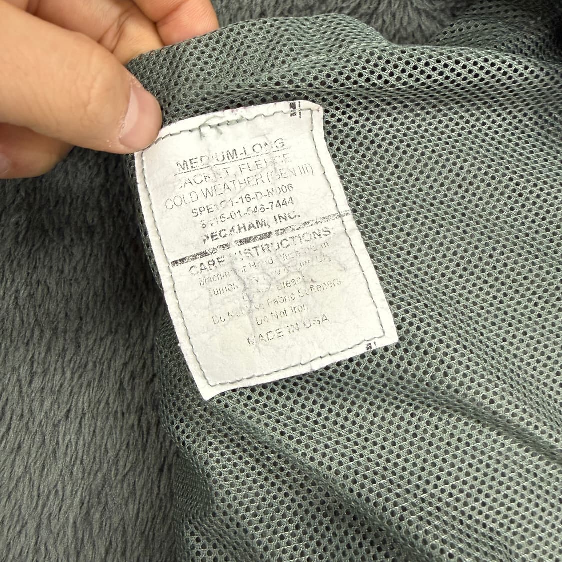 (L) 미군 오리지널 ECWCS 후리스 자켓 상품이미지3