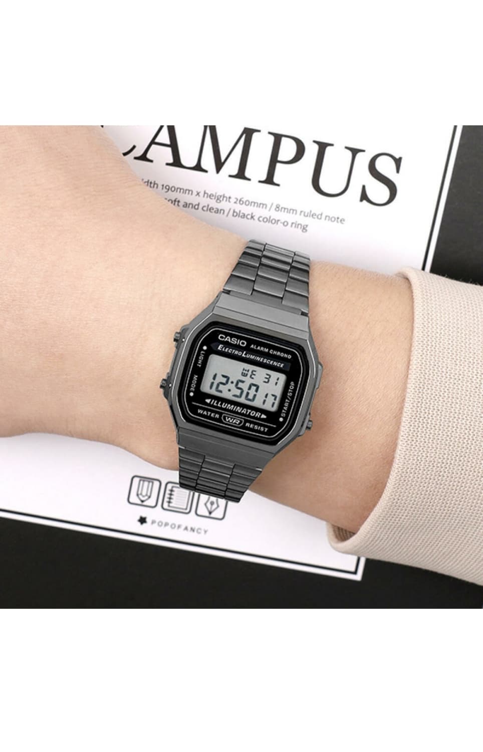 카시오 casio A168WGG-1A 차콜 상품이미지1