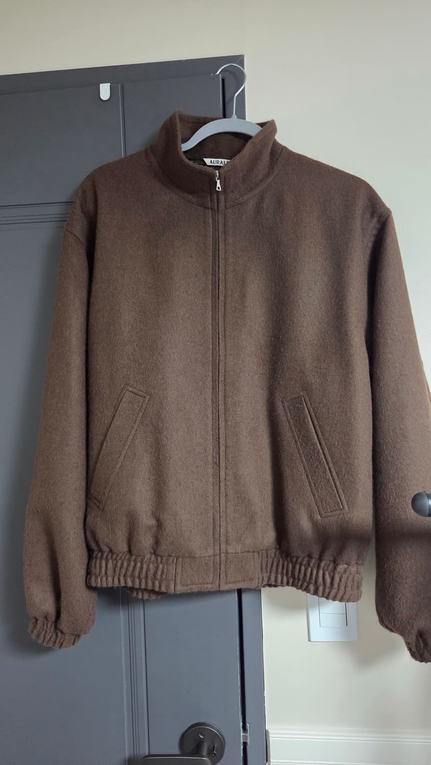 오라리 23fw 베이비 카멜 블루종 4사이즈 상품이미지2