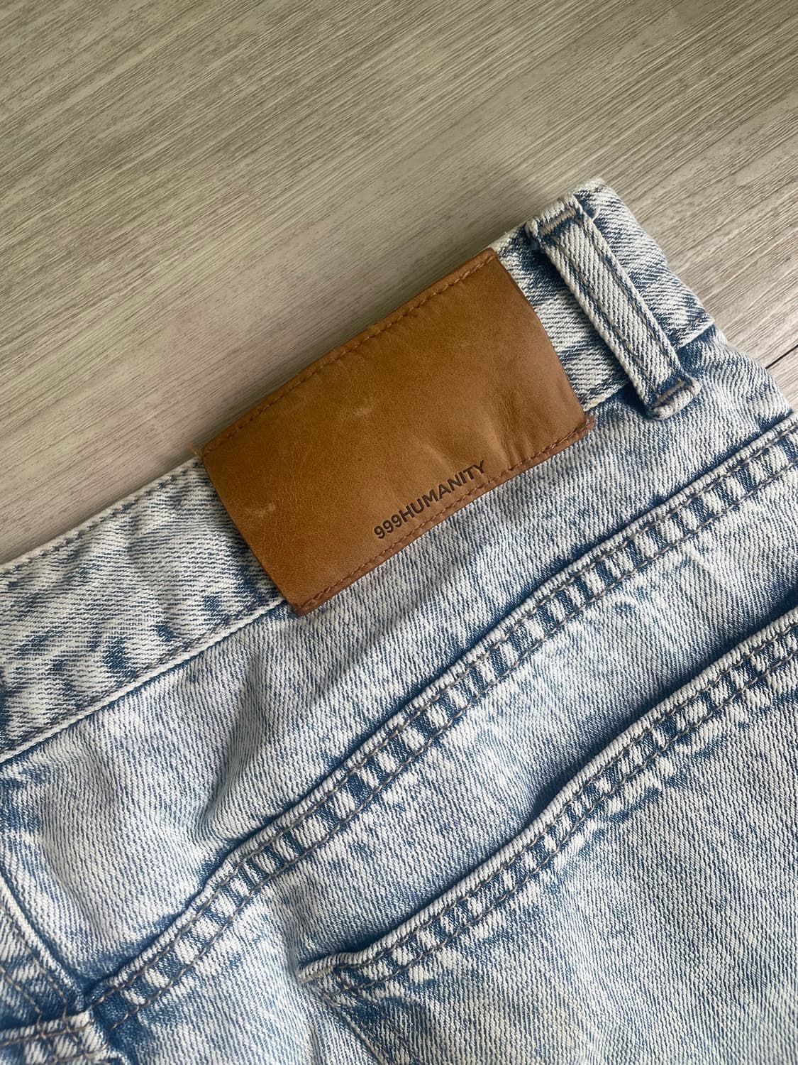 999휴머니티 커브드 헤리티지 카고 데님 팬츠 (아이스) 상품이미지3