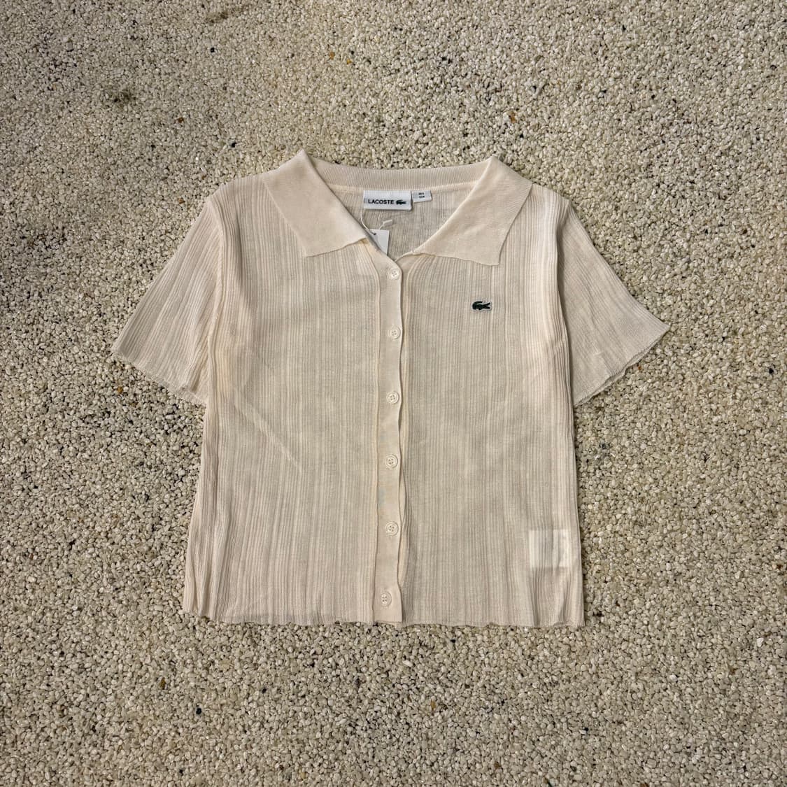 라코스테 반팔 가디건 ☆215 상품이미지1