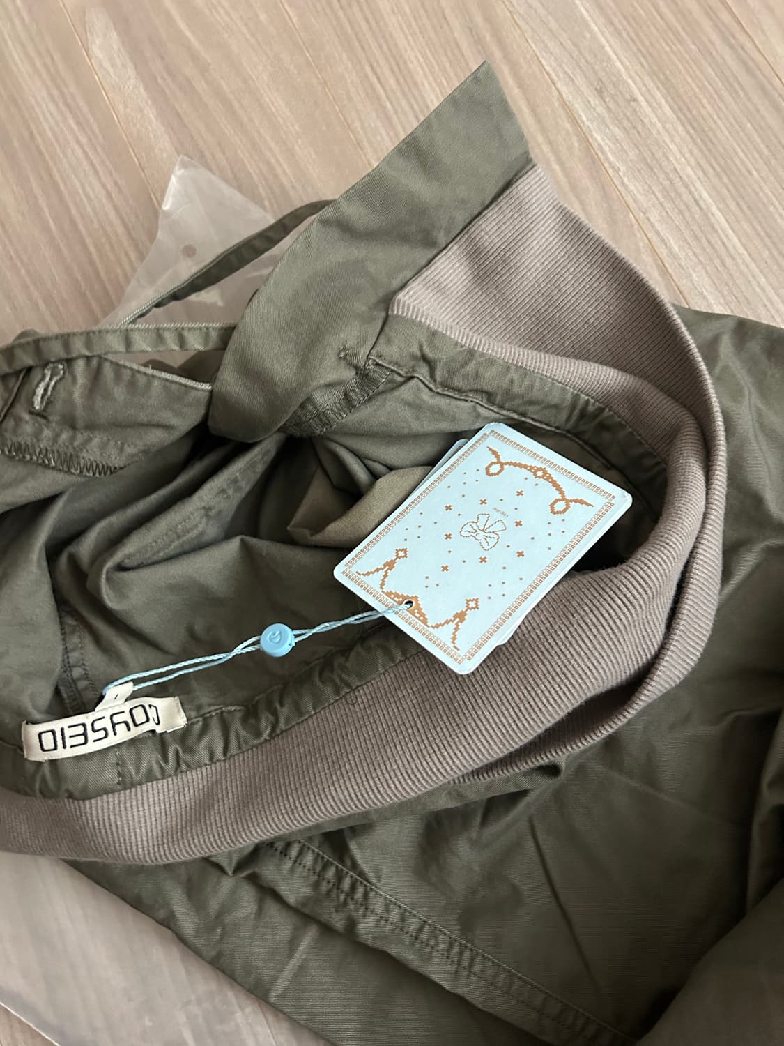 코이세이오 폴드 팬츠 카키 상품이미지2