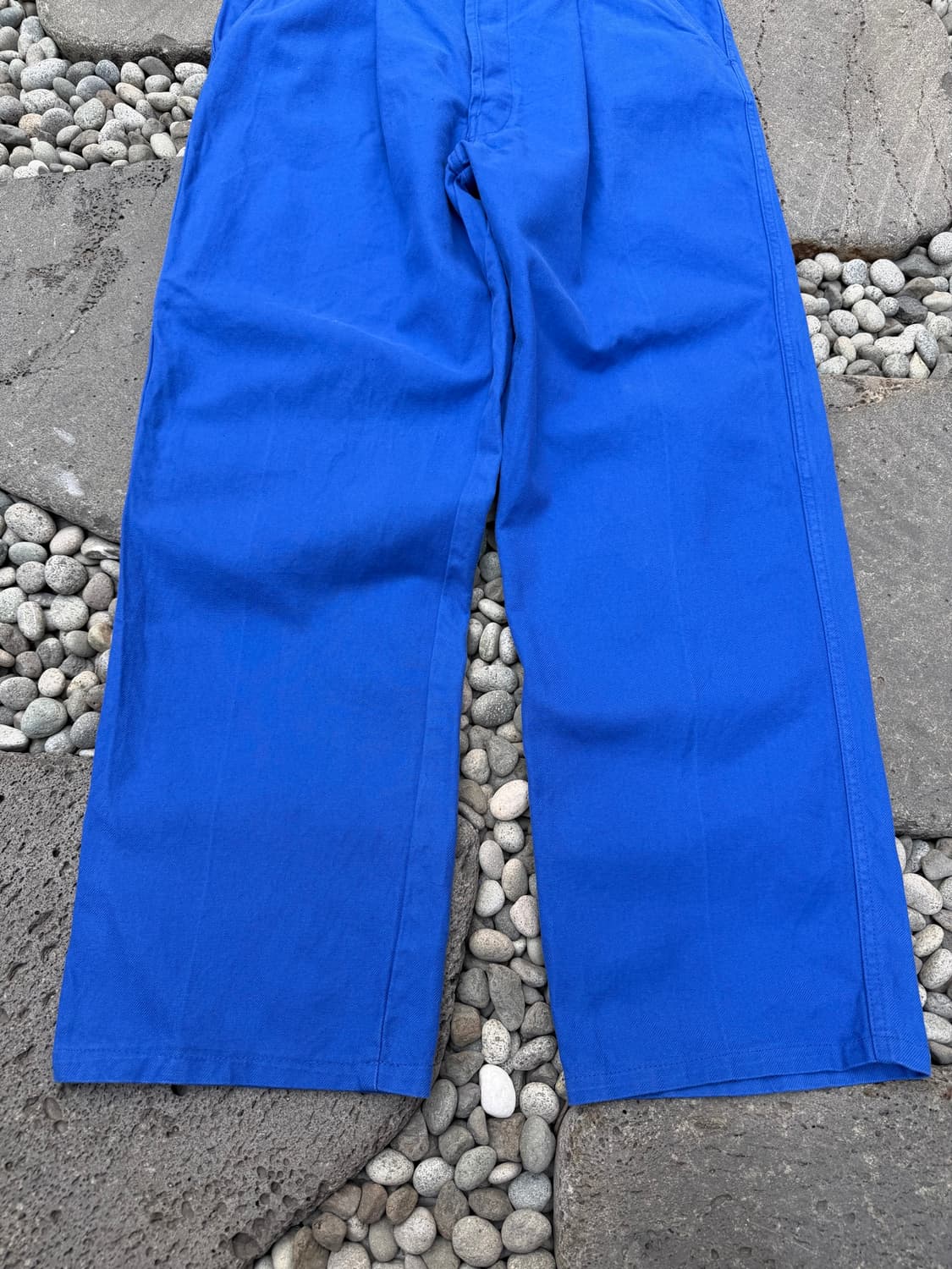 1980s LMA WASHED BLUE WIDE 프렌치워크 와이드팬츠 상품이미지4