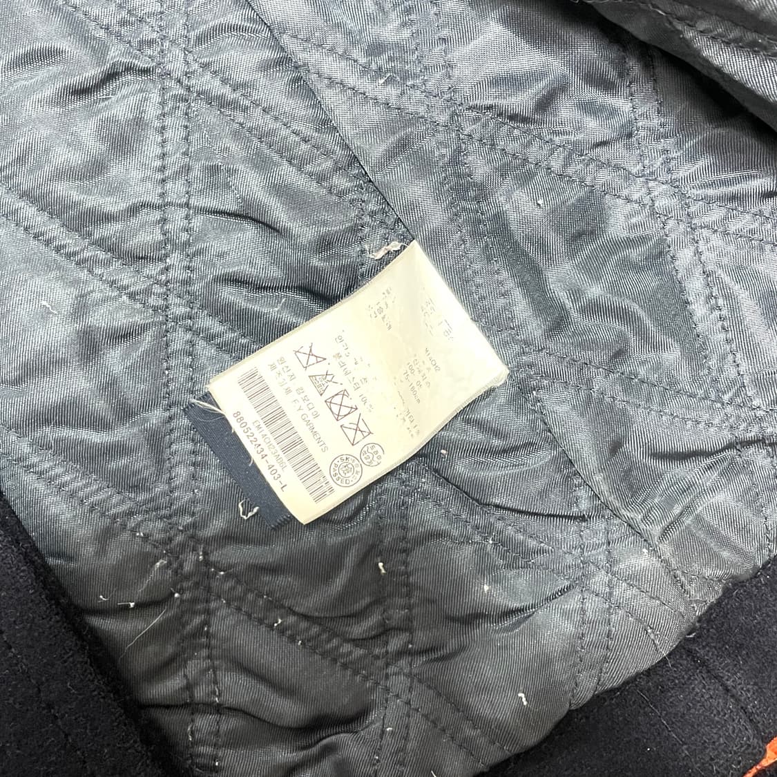 타미힐피거 네이비 울 피코트 남성L  상품이미지6