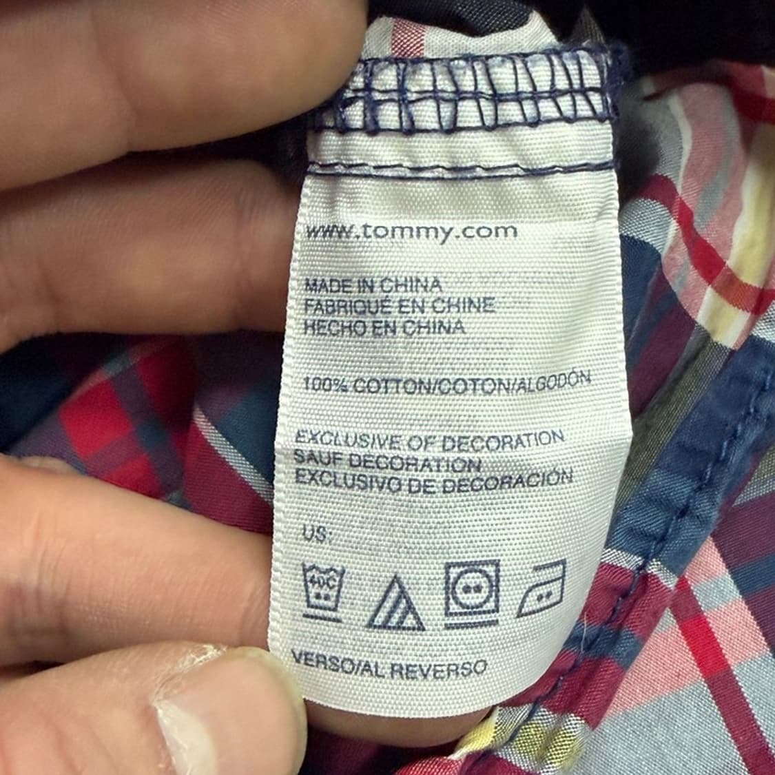 타미힐피거 체크 셔츠 v1559 상품이미지6