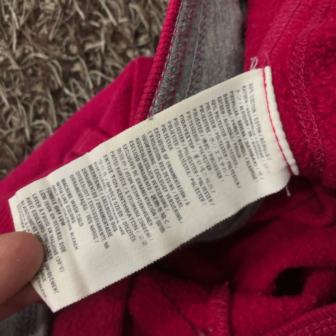 S 아베크롬비 핑크 스웻 팬츠 상품이미지5