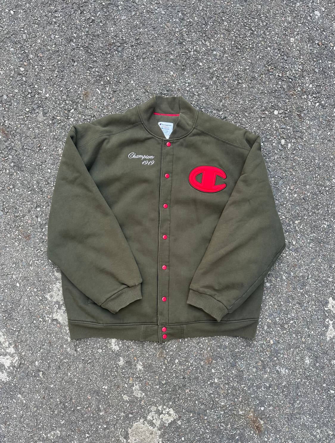 빈티지 00s 챔피온 스웻 바시티 자켓 상품이미지1