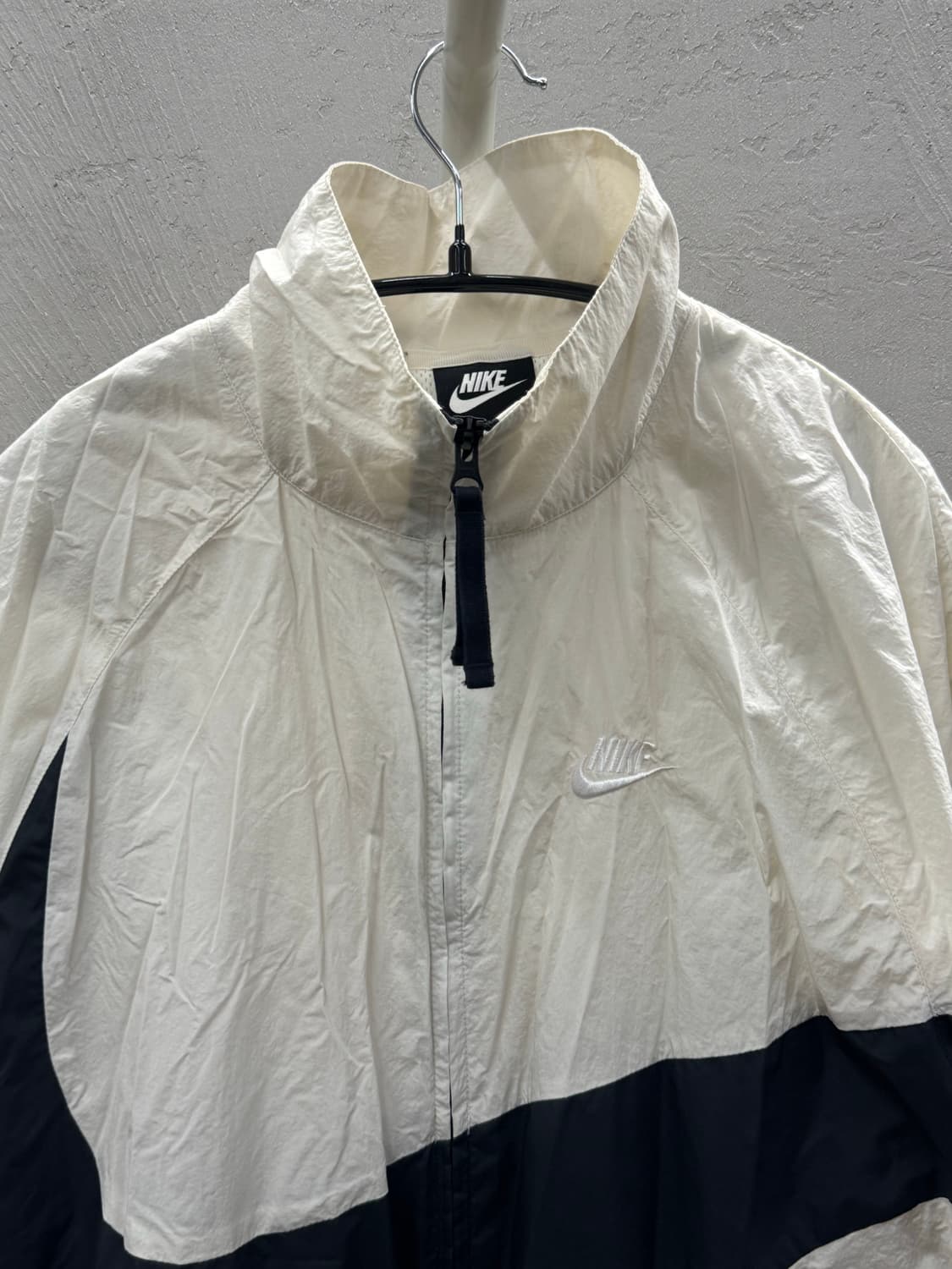 나이키 빅 스우시 우븐 자켓 화이트 M 상품이미지3
