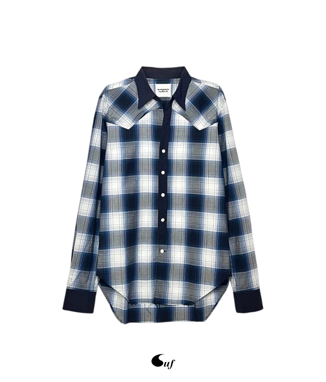 western ombre check shirt 상품이미지1