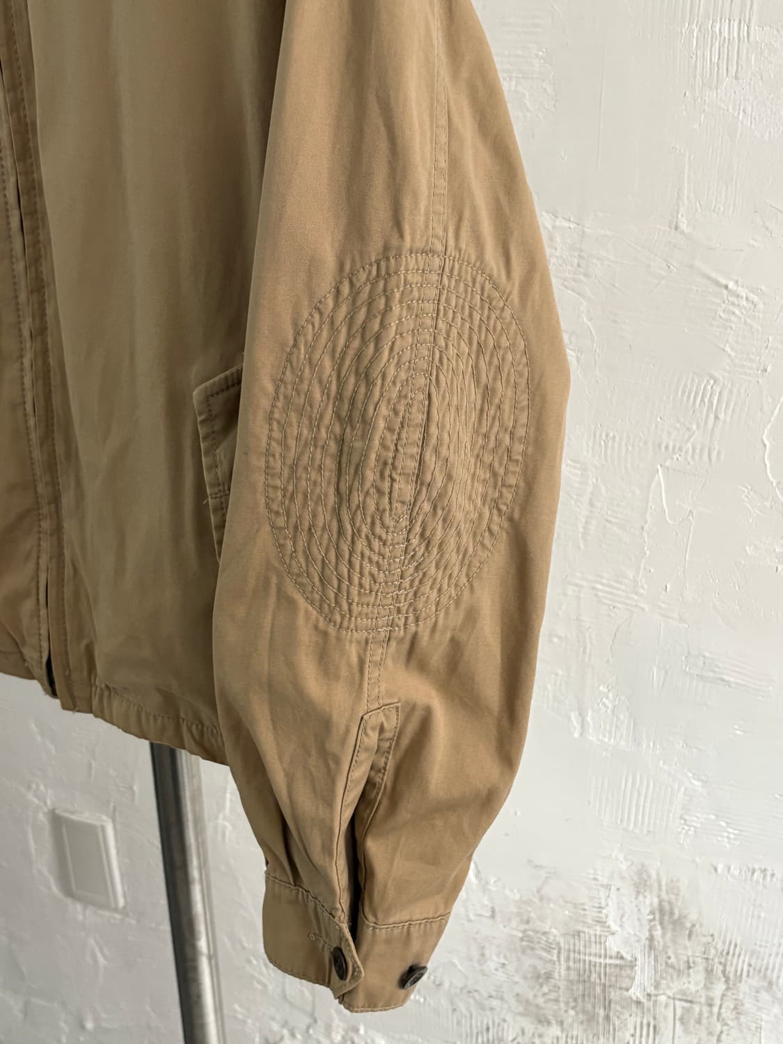 Polo 폴로 랄프로렌 베이지 컬러 엘보우자수 코튼 헤링턴 자켓 상품이미지3