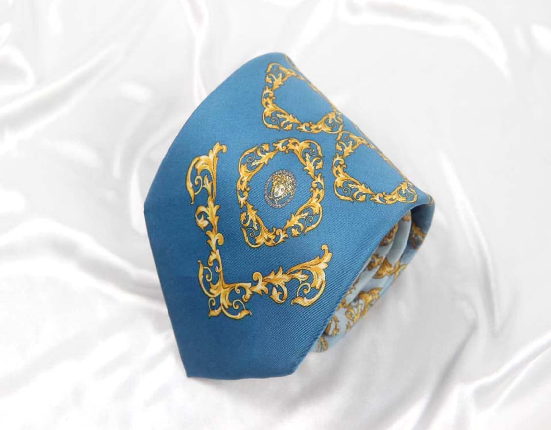 베르사체 9cm A등급 메두사 남자 명품 넥타이 상품이미지1